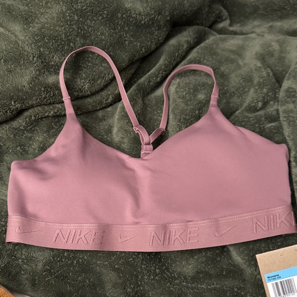 Nike Women's Dusty Pink Sports Bra